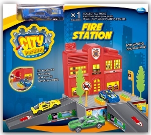 Пожарная станция с 1 машинкой