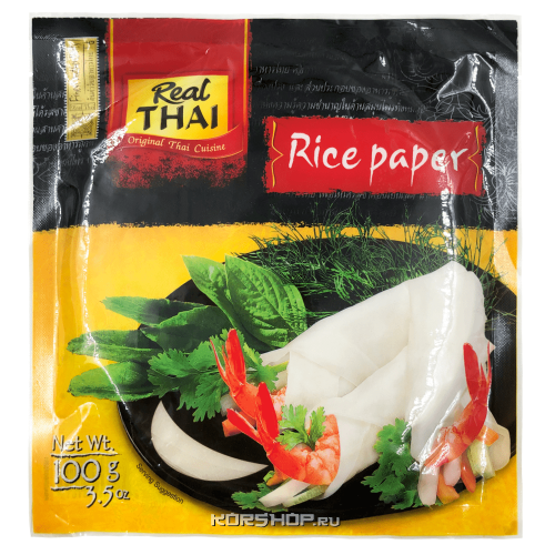                 Бумага рисовая  Rial Thai  16 см, 100 г