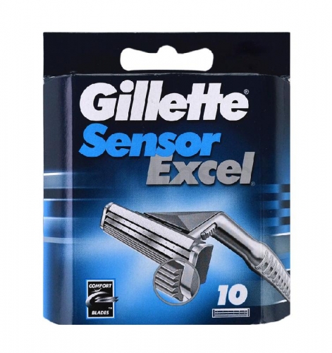 Сменные кассеты Gillette Sensor Excel (10 кас) (ENG)