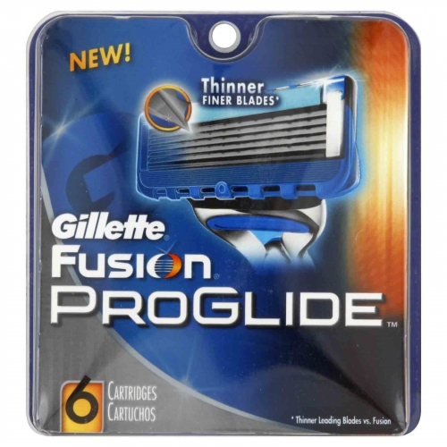 Сменные кассеты Gillette FUSION PROGLIDE (6 кас) (РУС)