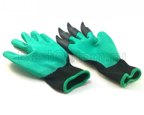Садовые перчатки с когтями Garden Genie Glove оптом