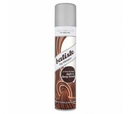 Batiste Dry Shampoo Hint of Color Dark & Deep Brown - Шампунь сухой для темных волос 200 мл
