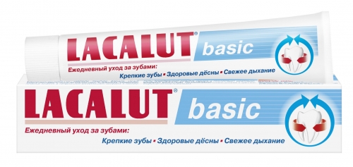 Зубная паста Lacalut BASIC для коплексной защиты 75мл