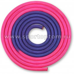 Скакалка для художественной гимнастики утяжеленная двухцветная INDIGO IN040, IN039, IN042, IN041