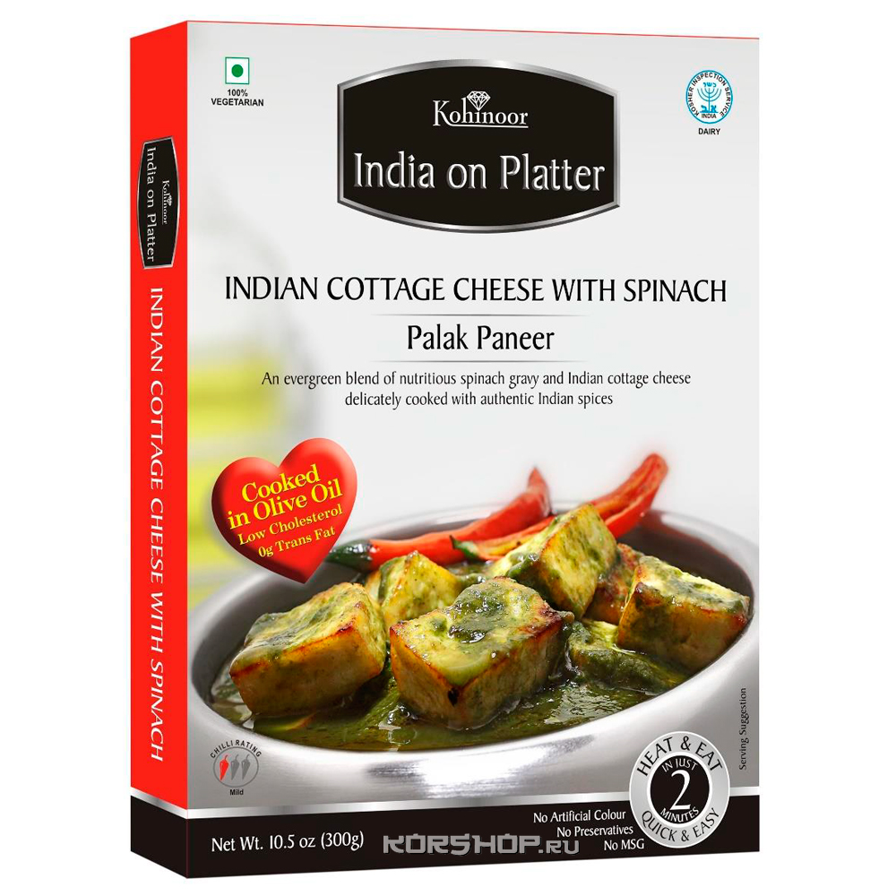 Готовые блюда KohinoorГотовые блюда India on Platter Palak Paneer 300 g