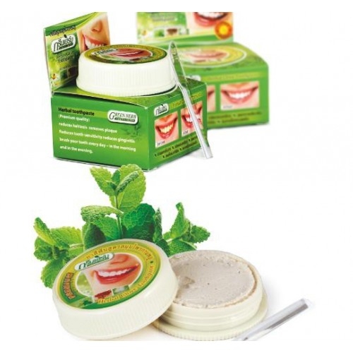 Зубная паста GREEN HERB + бонус мини упаковка 10г