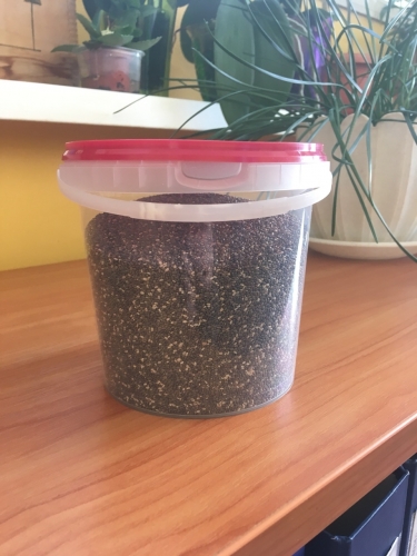 Семена Чиа черные (коробка х 6 пл. ведер по 700 г.)