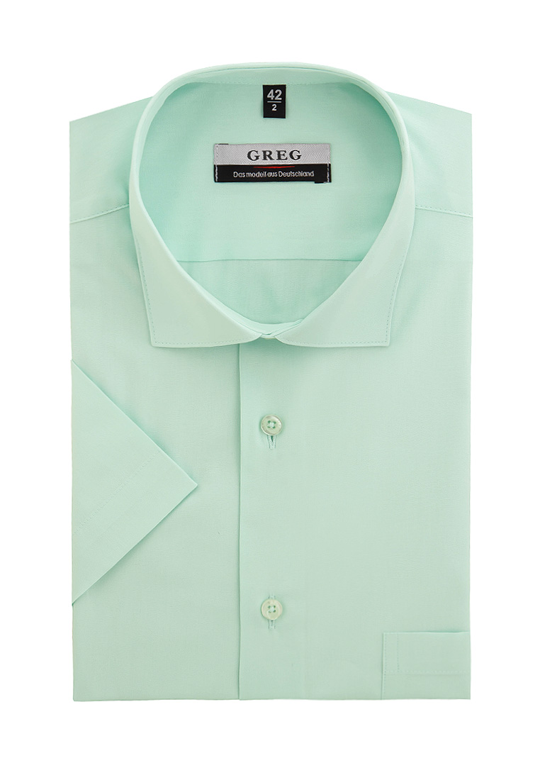 Сорочка мужская короткий рукав GREG 410/109/FR MINT
