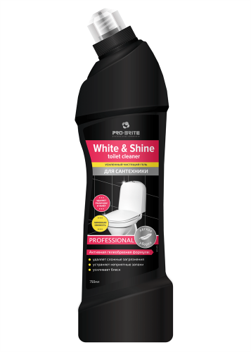 White & Shine toilet cleaner Усиленное чистящее средство для сантехники 