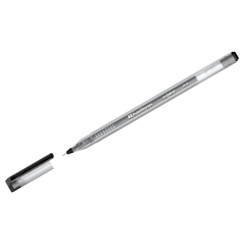 Ручка гелевая Berlingo Apex черная, 0,5мм (CGp_05151)