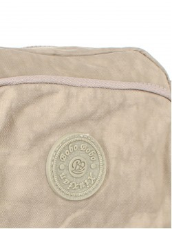 Сумка женская текстиль BoBo-1928-1, 1отдел, плечевой ремень, бежевый 254063