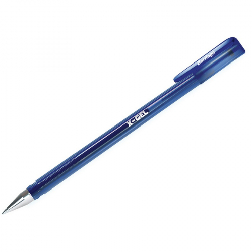 Ручка гелевая Berlingo X-Gel синяя, 0,5мм (CGp_50121)