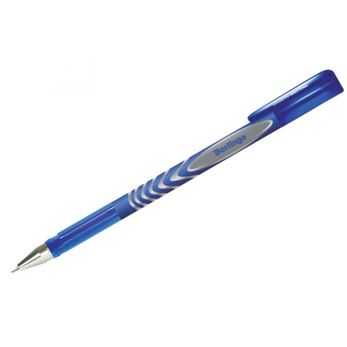 Ручка гелевая Berlingo G-Line синяя, 0,5мм, игольчатый стержень (CGp_50117)