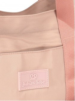 Сумка женская текстиль BoBo-8112, 1отд, плечевой ремень, розовый 246538