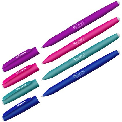 Ручка гелевая Berlingo Correct синяя 0,6мм, стираемая CGp_60915