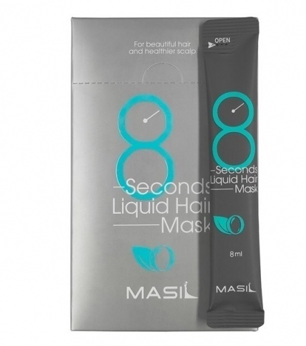 МАСКА ДЛЯ ВОЛОС И КОЖИ ГОЛОВЫ 8 SECONDS SALON LIQUID HAIR MASK Masil 8мл