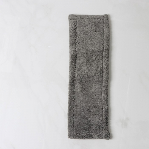 Насадка для плоской швабры Доляна, 42×12 см, 60 гр, микрофибра, цвет серый