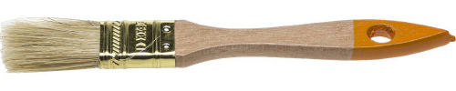 Кисть флейцевая DEXX, деревянная ручка, натуральная щетина, 25мм 0100-025_z02 /20 шт