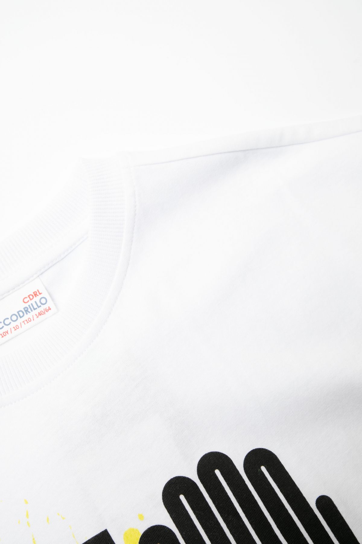 -49% T-shirt z krótkim rękawem biały z nadrukiem