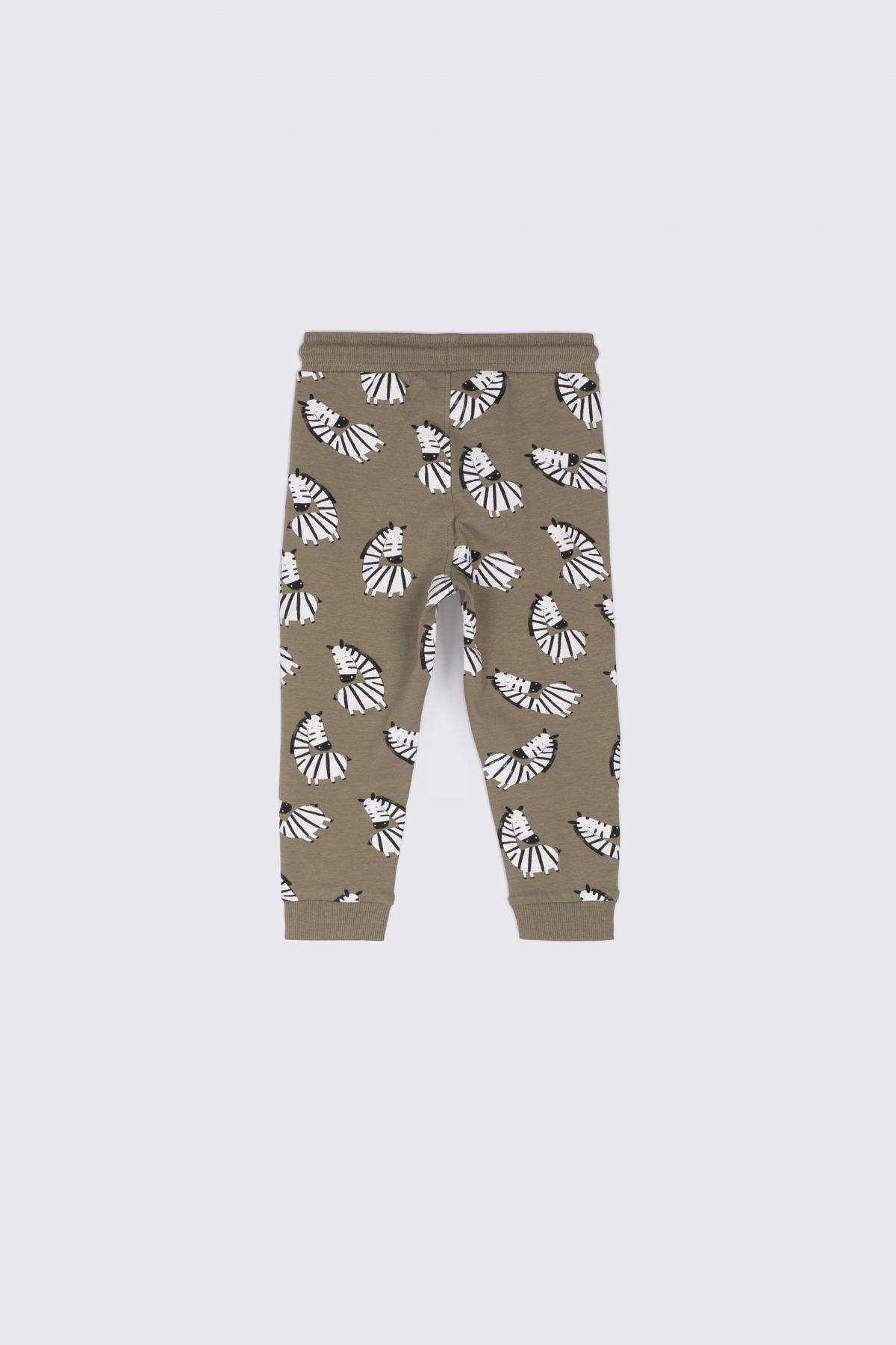 -39% Legginsy z długą nogawką khaki w żyrafy