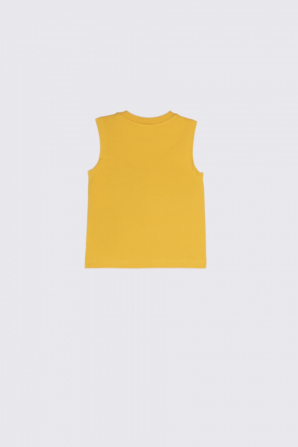 -43% T-shirt bez rękawów miodowy z tygrysem