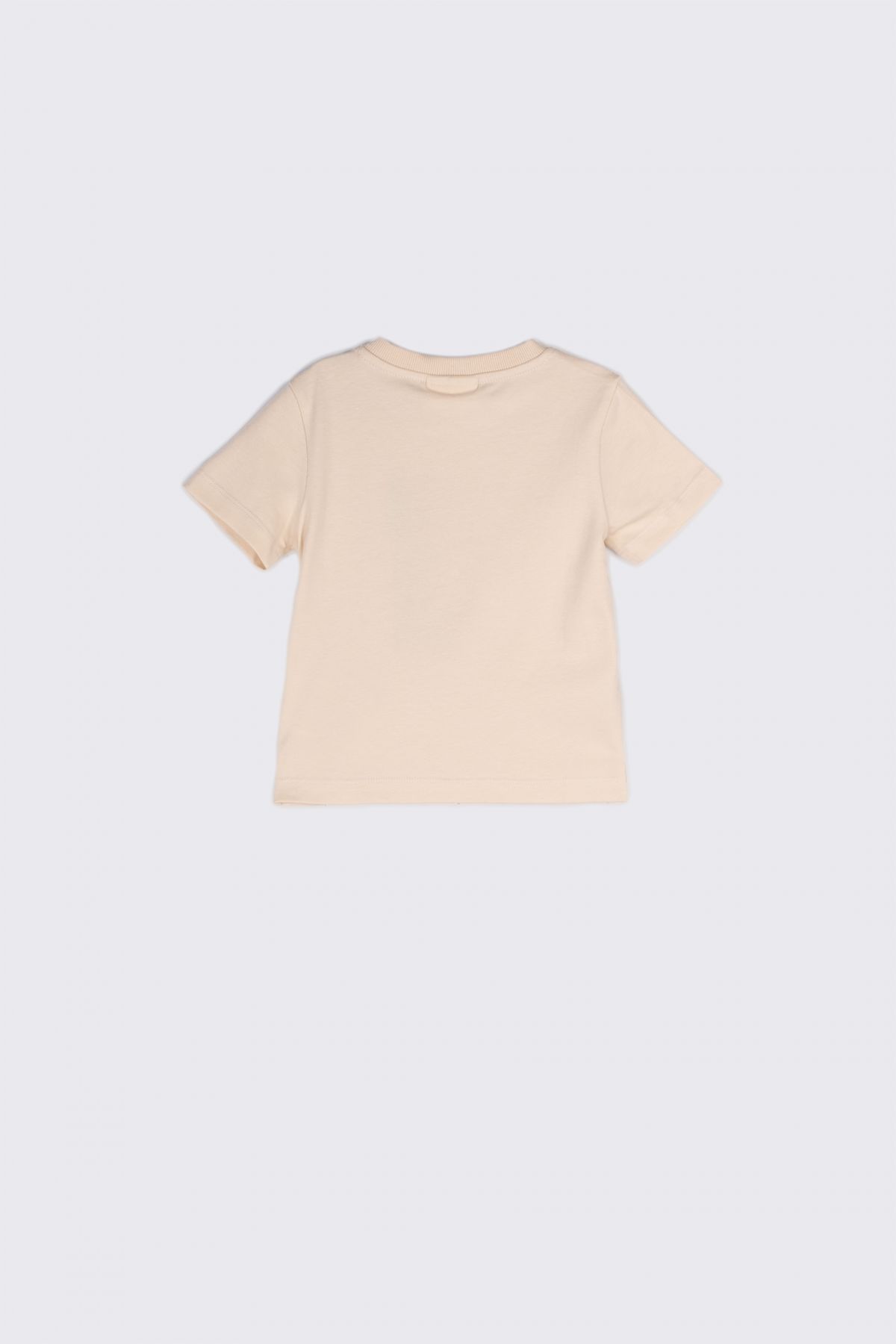 -23% T-shirt z krótkim rękawem beżowy w tygrysem