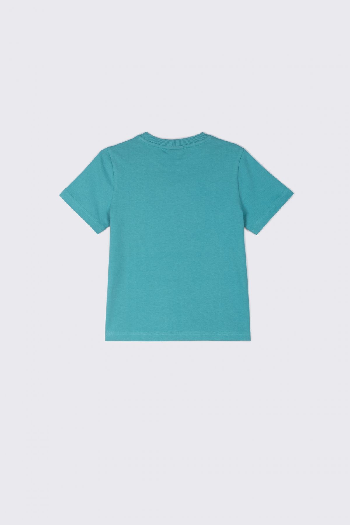-19% T-shirt z krótkim rękawem turkusowy z nadrukiem
