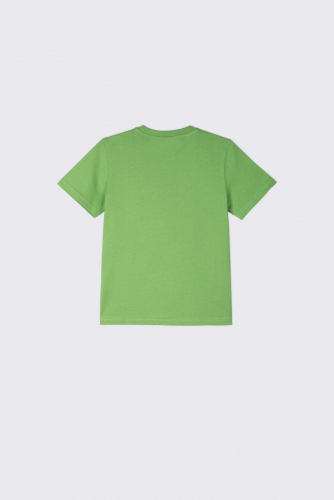 -39% T-shirt z krótkim rękawem zielony z nadrukiem