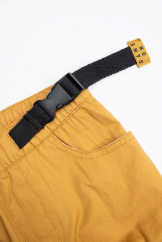 -39% Spodnie tkaninowe miodowe z kieszeniami