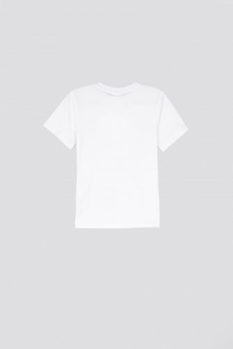 -39% T-shirt z krótkim rękawem biały z motywem serferskim