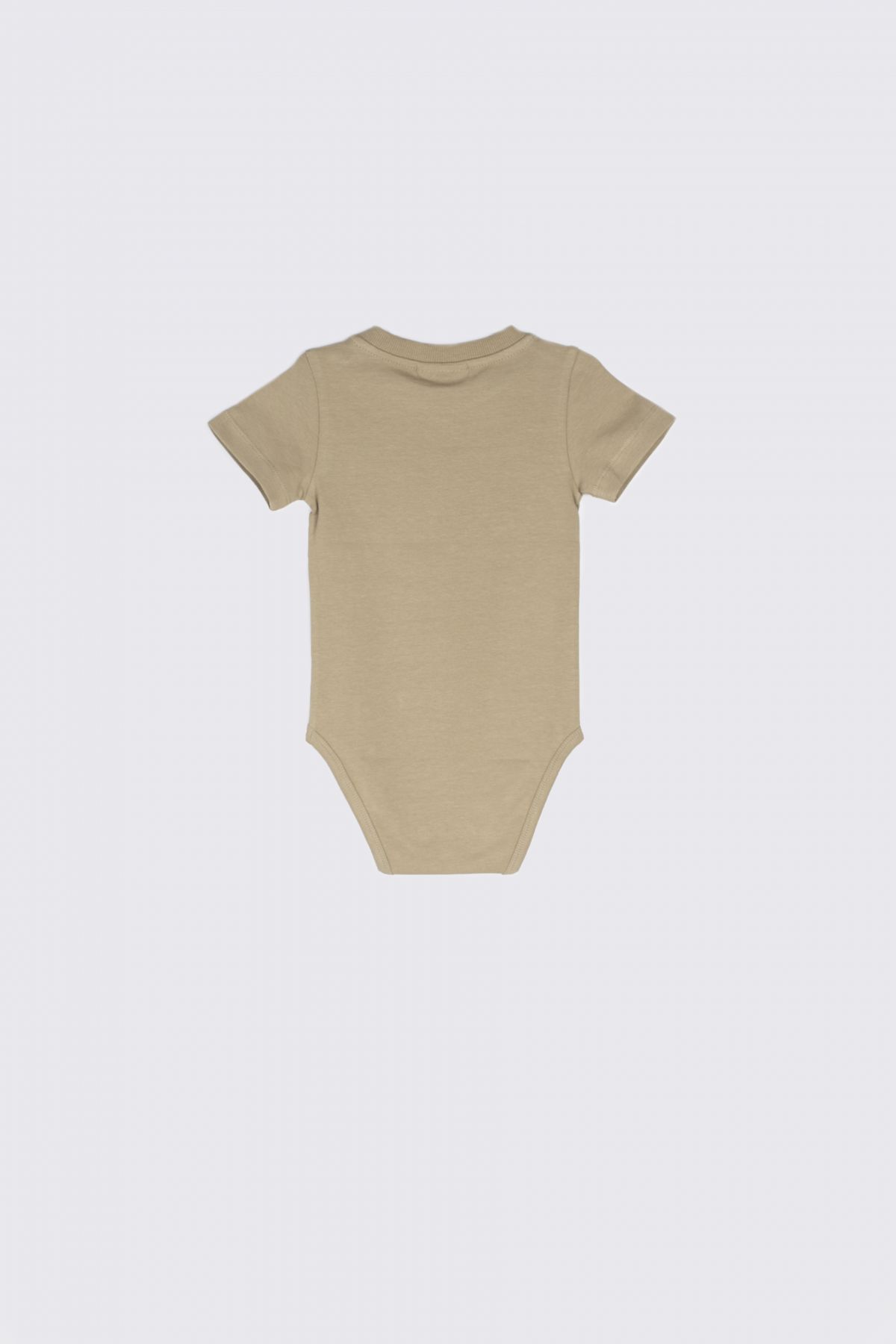 -23% Body z krótkim rękawem khaki z nadrukiem zebry