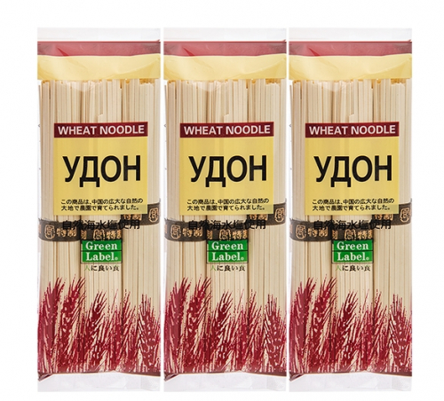 ER-37 Лапша пшеничная «Удон» 3шт х 300г. Нонгшим