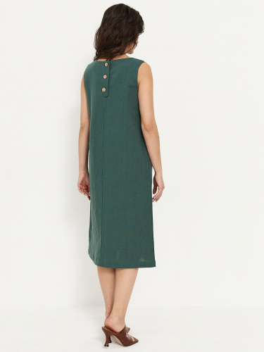 Платье Канны темно-зеленое