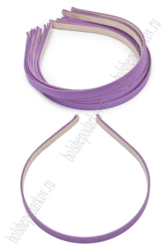 Ободки для волос репсовые 1 см, ВР-656 (10 шт) фиолетовый