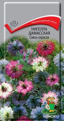 Цветы Нигелла Дамасская  Смесь окрасок (0,05 г) Поиск