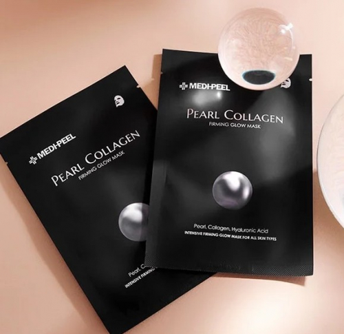 Маска тканевая разглаживающая с жемчугом и коллагеном MEDI-PEEL Pearl Collagen Firming Glow Mask