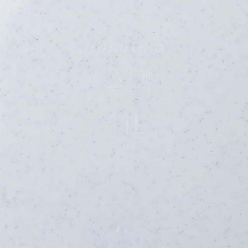 Таз хозяйственный овальный «Водолей», 11 л, пластик, мраморный
