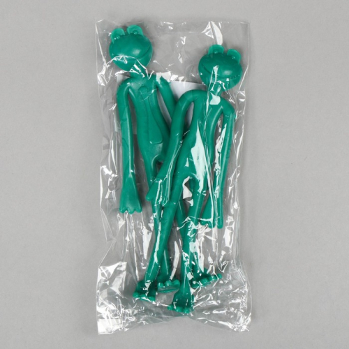Подвязка для растений «Лягушка», набор 2., зелёная