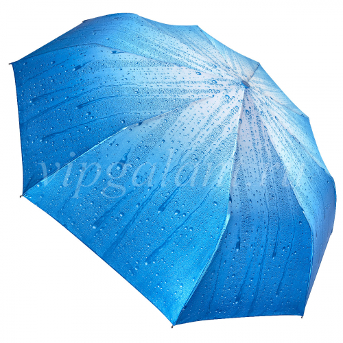Зонт женский складной Almas 2056 Капли дождя
