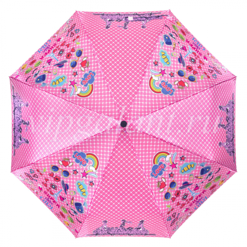 Зонт женский складной Uteki 5074 Pink Chic
