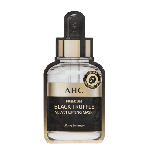 АКЦИЯ! Маска тканевая бархатная лифтинг с чёрным трюфелем AHC Premium Black Truffle Velvet Lifting Mask