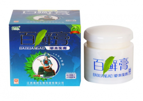 Антибактериальная мазь для кожи от псориаза, лишая. Baixuangao