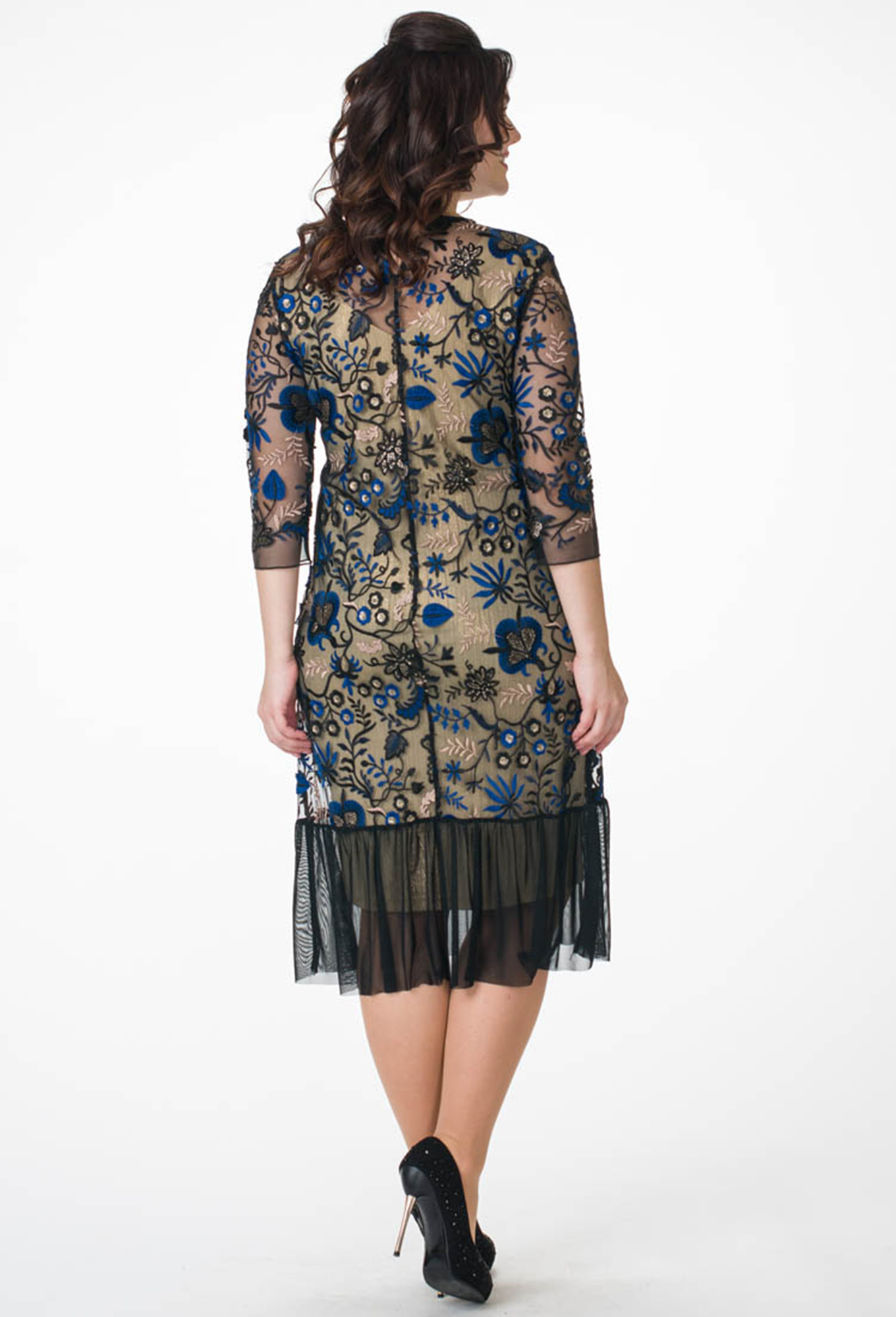 ст. цена1699руб.! Платье Melissena 853 бежевый