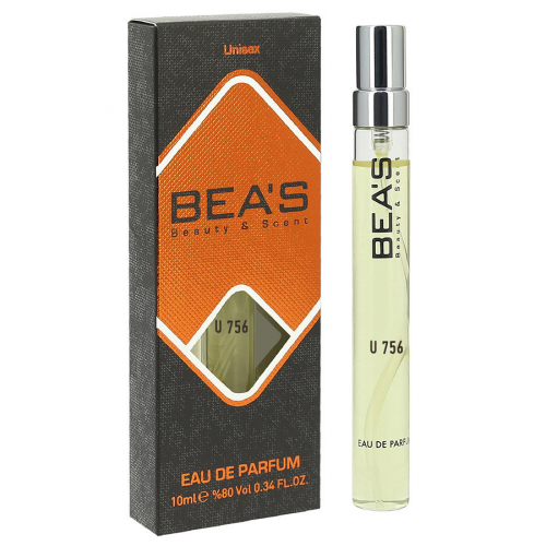 Компактный парфюм Beas U 756 Эксцен. Молек. Молек. 01 + Mandarin unisex 10 ml