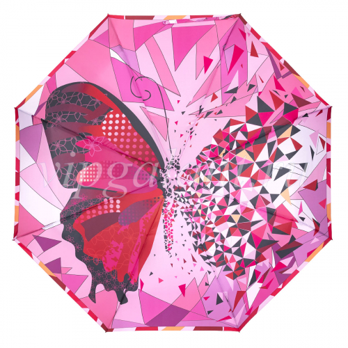 Зонт женский складной Almas 2052 Бабочка