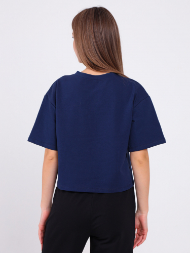 Коллекция MSI футболка Shortend (Шотенд-Укороченный) № 14 372 00 синий