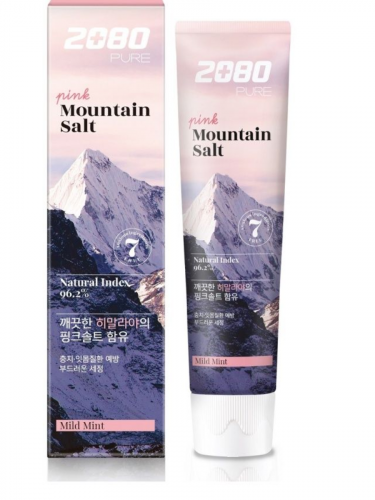 DENTAL CLINIC /Зубная паста Dental Clinic 2080 Pure Pink Mountain Salt Toothpaste Mild Mint с розовой гималайской солью , 120 г*3 шт. (pink/ mild mint)