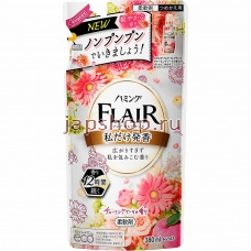 KAO Flair Fragrance Charmin Bouquet Арома кондиционер для белья, нежный аромат цветочного букета, мягкая упаковка, 380 мл (4901301407610)