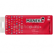 Maneki Red Туалетная Бумага, 3 слоя, 30 м, гладкая, без аромата, 10 рулонов. (4895228900135)
