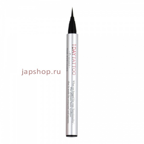 Real Lastin Eye Liner 24h WP Влагостойкая жидкая подводка для глаз 24 часа, цвет черный (4948130734012)